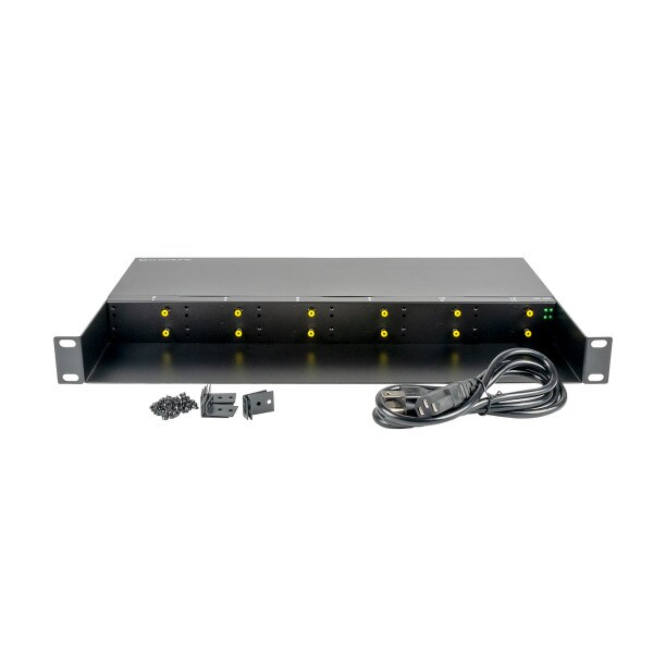 1RU 12 Slot Fiber Media Converter Chassis 6